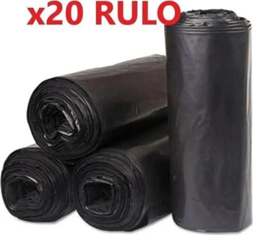200 Adet Endüstriyel ( 120x150 Cm ) Hantal Boy Siyah Çöp Poşeti 120 Litre Çöp Konteynırına Uyumludur