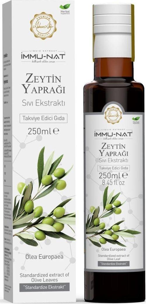 Immunat Zeytin Yaprağı Sıvı Ekstresi 250 Ml.