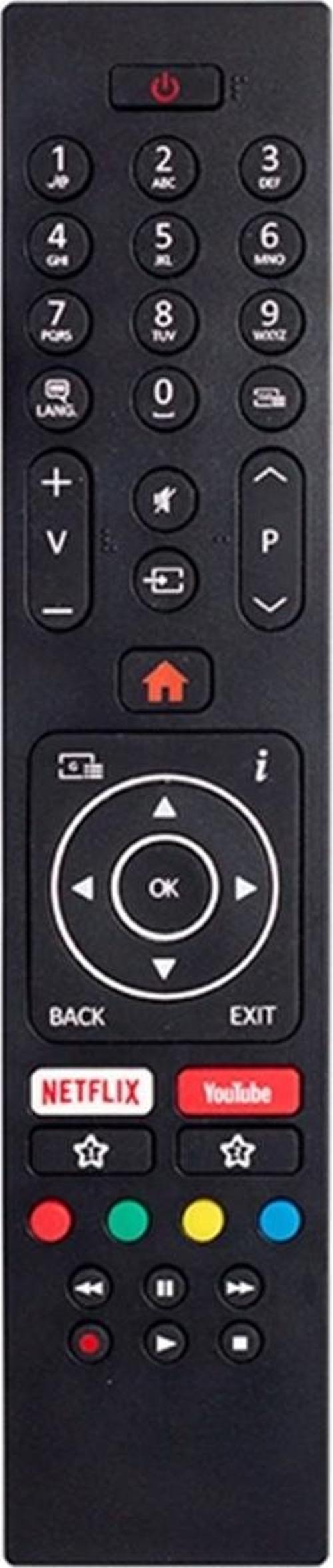 4K Smart 55UD8450 55 Lcd-Led Tv Kumanda (RC43135 Black Nobrand V2) Yazısız