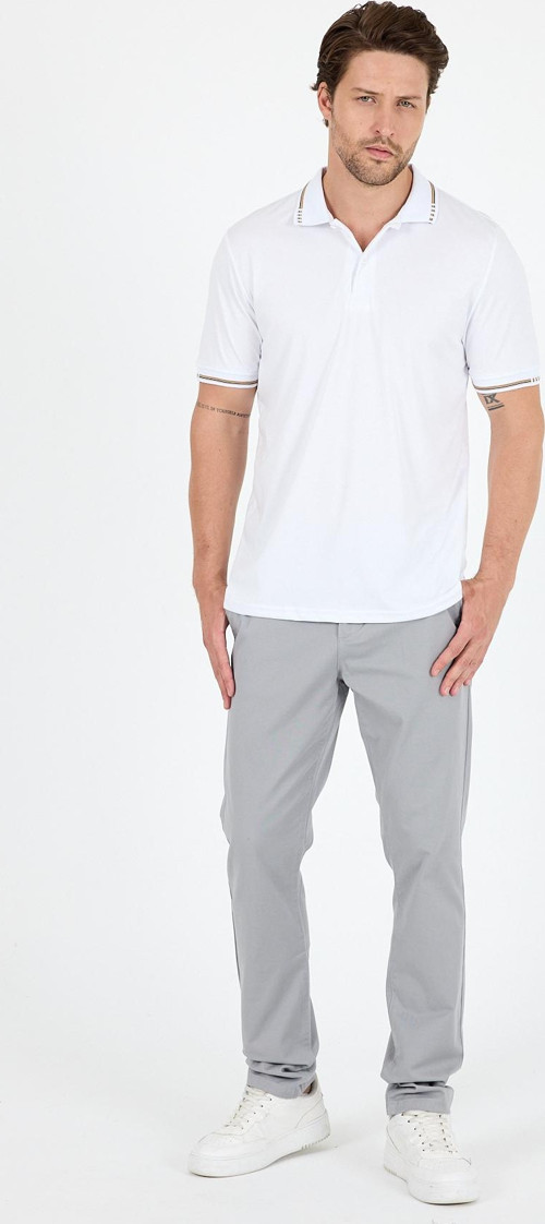 Erkek Oxford Polo Yaka T-Shirt Şık ve Rahat Kısa Kollu Erkek Tişört 5029