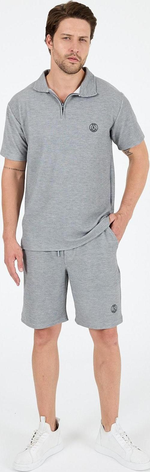 Oversize Bisiklet Yaka Kısa Kollu Erkek T-Shirt Salaş Rahat Kalıp, Yazlık Erkek Basic Tişört 7840