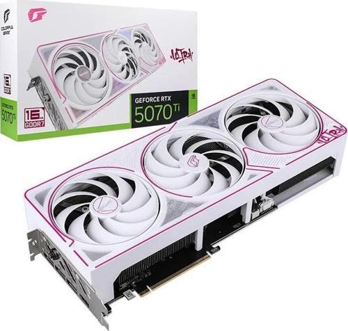 iGame GeForce RTX 5070Tİ Ultra W OC GDDR7 256Bit (OC 16GB-V) 16GB Gaming (Oyuncu) Ekran Kartı