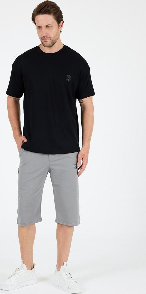 Oversize Bisiklet Yaka Kısa Kollu Erkek T-Shirt Salaş Rahat Kalıp, Yazlık Erkek Basic Tişört 7840