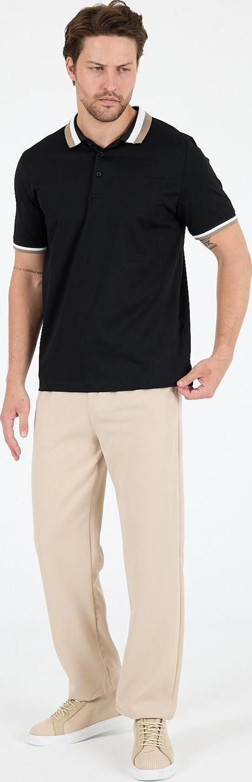 Erkek Amerikan Stil Polo Yaka T-Shirt  Rahat Kesim, Yazlık Spor Tişört 5030