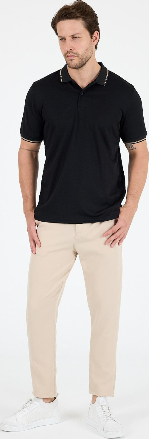 Erkek Oxford Polo Yaka T-Shirt Şık ve Rahat Kısa Kollu Erkek Tişört 5029