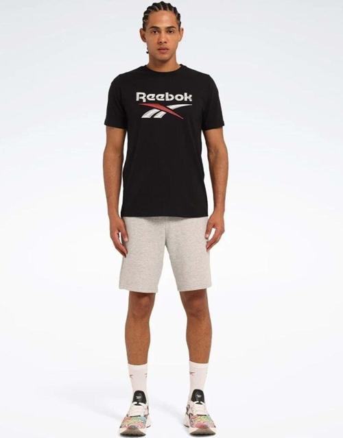 New Id Reg Tee Erkek Kısa Kol Tişört Siyah 2XL