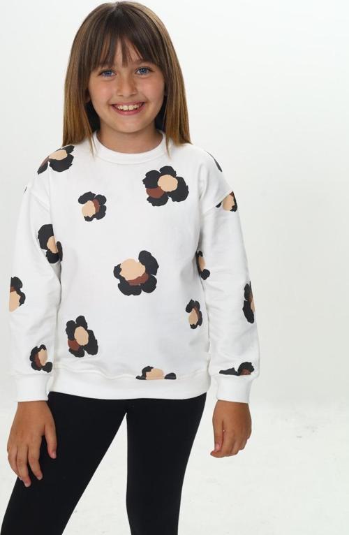 Toontoy Kız Çocuk Pano Baskılı Sweatshirt