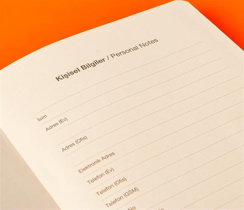Mirmarlara Özel Tasarımlı Defter