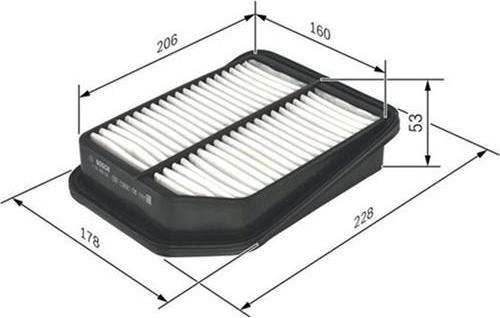 Hava Filtresi Suzukı Grand Vıtara 2.0 140HP 10-05- F026400125