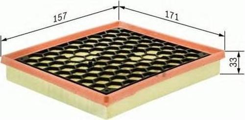 Hava Filtresi 33X170X157 Mıcra II 1.0 I 16V 92 Cg10De