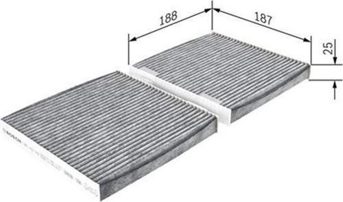 Aktif Karbonlu Polen Filtresi 1987432542