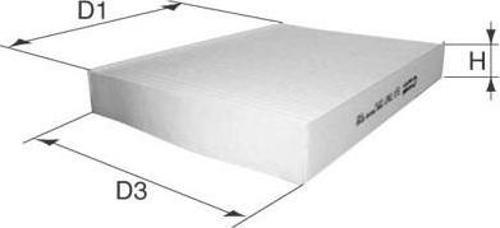 DACIA LOGAN Polen Filtresi 2013 - 2016 (272773016R)