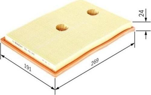 Hava Filtresi Golf Vıı-Polo V-A3 Iıı-Octavıa 1.2 Tsı-1.4 Tsı 12 F026400342