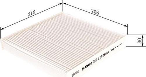 Polen Filtresi Lgn Iı 1.6-2.0 16V 01-03 1987432080