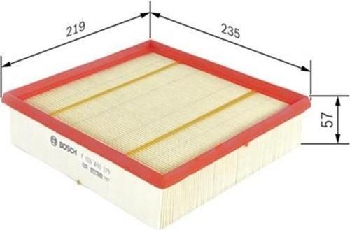 Hava Filtresi MB A160-A180-A200-A220-B160-B180-B200-B220 Cdı 12 CLA200-CLA220-GLA180-GLA200 13 F026400379