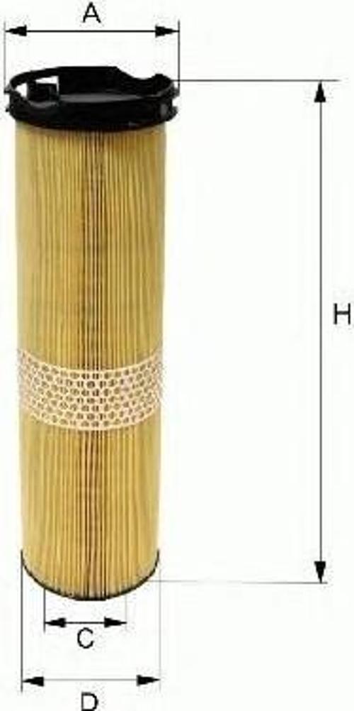 1457433334 Hava Filtre - Marka: Ml - W211/W220 - Yıl: 02-08 - Motor: Om 647-648