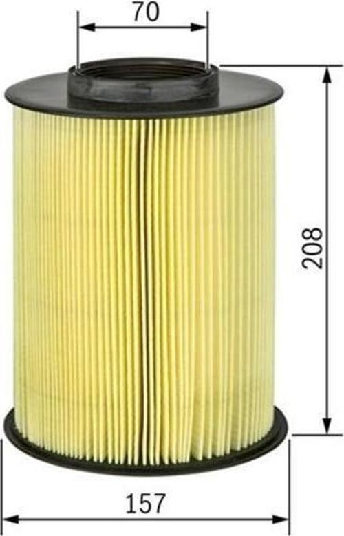 Hava Filtresi Cmax 07 Focus Iı-Iıı 04 1.6tdcı-1.8tdcı-2.0tdcı F0264000136-0986626809 Volvo S40 F026400492