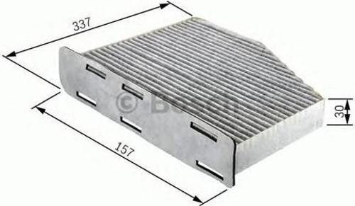 1987432048 Polen Filtresi P206 (98-) 1.1İ-1.4İ-1.4Hdı-1.6İ-1.6 16V-1.9D