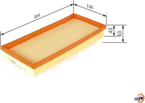 Hava Filtresi Yarıs Iı-verso S 1.4 D-4d 10 F026400140 F026400140