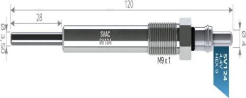 Kızdırma Bujısı 4.4v Fıat Fıorıno Box Body Estate 225 1.3 D Sv124