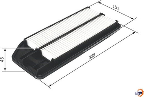 Hava Filtresi Accord 2.0 16v 90-93 - Accord 2.0-2.4 03 1987429192