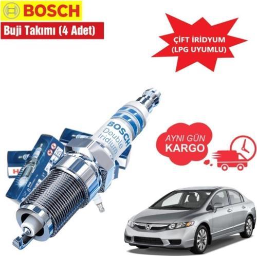Honda Civic Fd6 1.6 Bosch Çift Iridyum Buji Takımı 2006--2012 Uyumlu 4 Adet