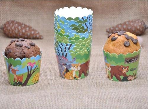 SAFARİ CUPCAKE KAPSÜLÜ 25 ADET