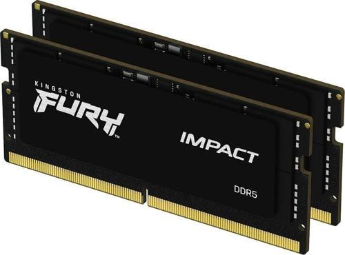 KINGSTON 32GB 5600MT/s DDR5 CL40 SODIMM Kit of 2 FURY Impact PnP