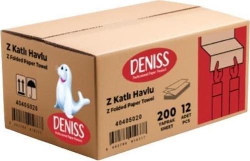 Z Katlı Kağıt Havlu 200 Yaprak 12'li