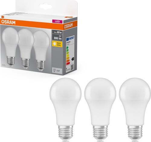Led 8W 2700K 806lm E27 Duy Sarı Işık Ampul / 4099854046797
