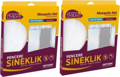OMAK Greenleaves Pencere Sinekliği 130x150 Cm 2 Paket