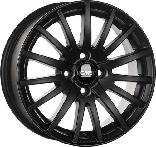 -465-10 6.5x15" -4x108 ET15 65.1 Complete Matt Black Jant (4 Adet)