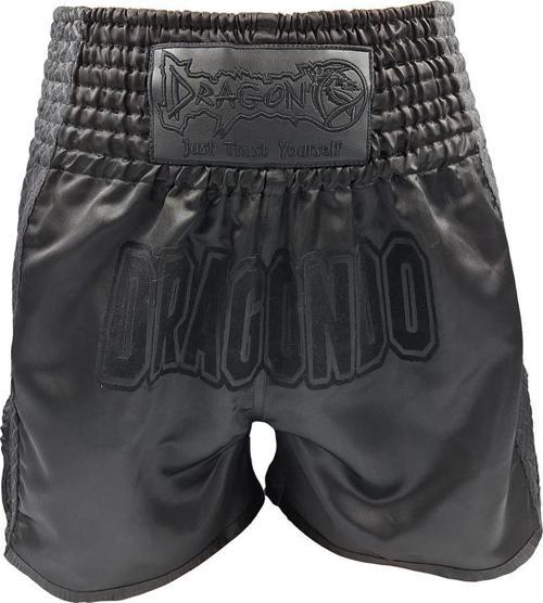 MT3025 Black Night Muay Thai Şortu Siyah Antrenman Şortu