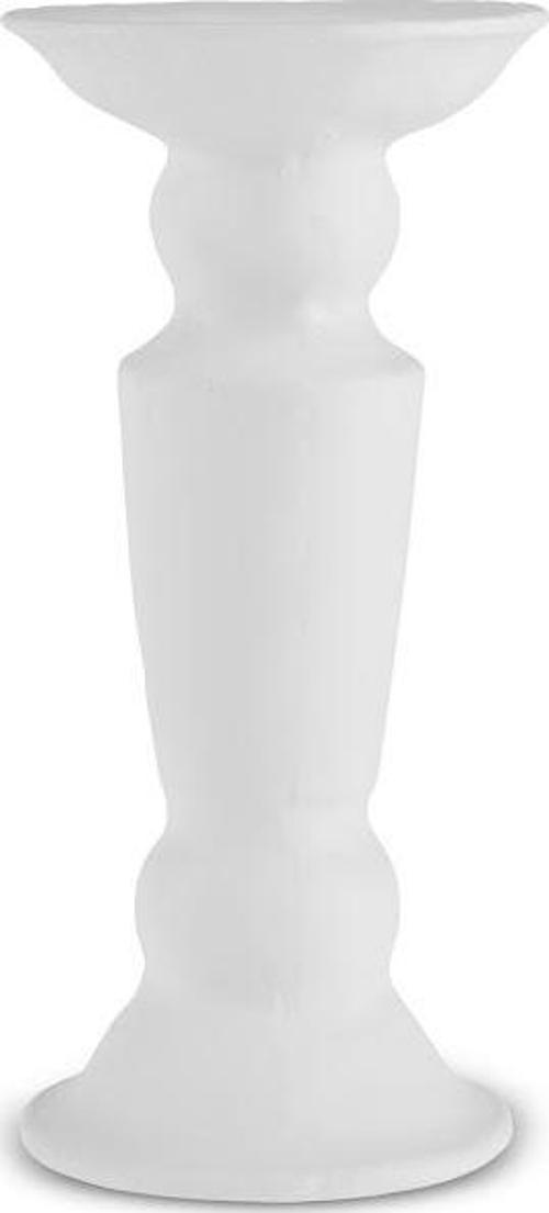 Stone Mumluk Beyaz 12,8x12,8x27 cm