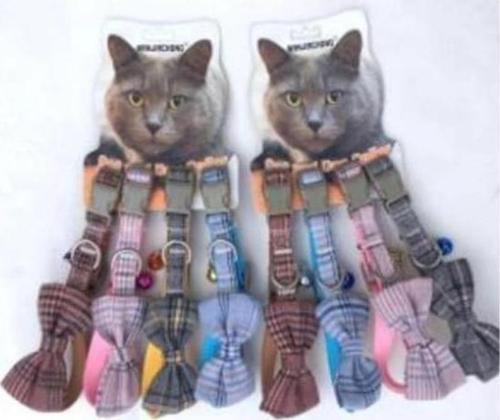 Kedi boyun tasması 1.0cm Papyonlu