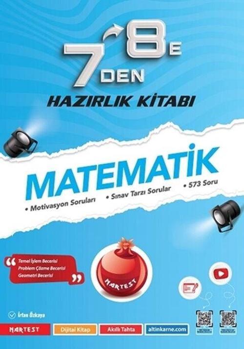 7 den 8 e Matematik Hazırlık Kitabı Nartest Yayınları