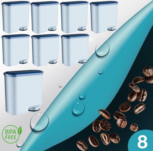 Pure Kafe PH012 - Philips Saeco Aquaclean için 8 Adet Kahve Makinesi Su Filtresi  