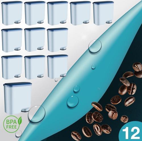 Pure Kafe PH012 - Philips Saeco Aquaclean için 12 Adet Kahve Makinesi Su Filtresi 