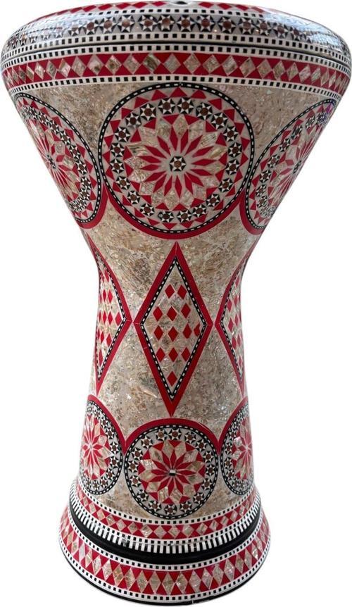 GAWHARET EL-FAN SEDEF İŞLEMELİ DÖKÜM DARBUKA JZ04