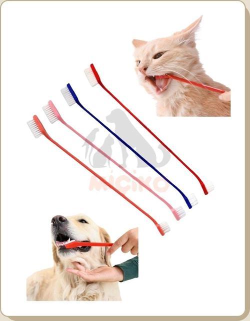 Köpekler ve Kediler İçin Yumuşak Diş Fırçası 4Lü Paket