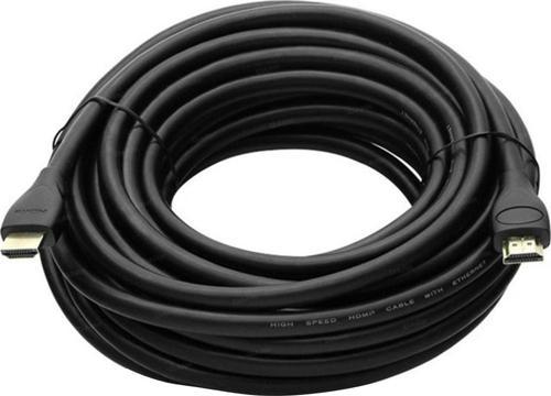 FULLY G-507FF PLASTİK DÜZ SİYAH 30 METRE GOLD POŞETLİ HDMI KABLO
