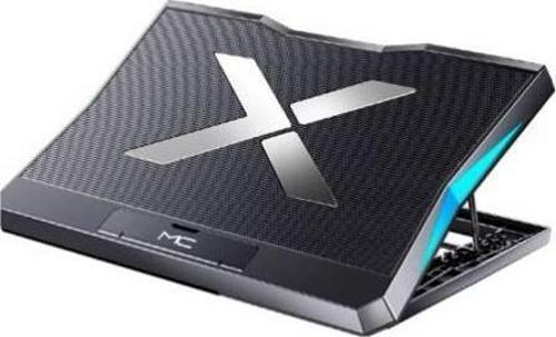 Ultra Sessiz 6 Fanlı Laptop Soğutucu Stand, Led Işıklı Gaming Laptop Soğutucu 6 Kademeli