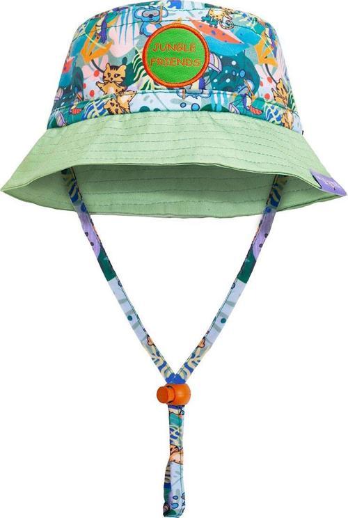Jungle Friends Ayarlanabilir Yazlık Bebek Şapkası 0-18 Ay