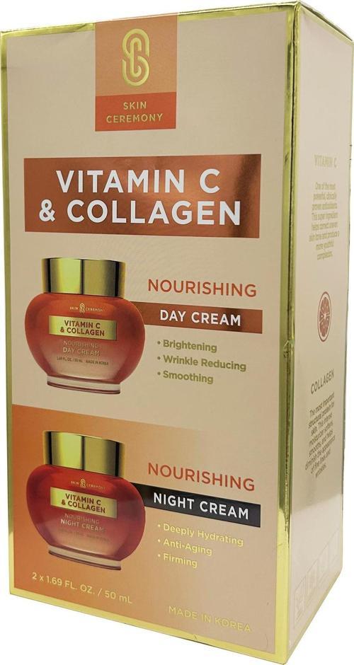 Vitamin C & Collagen Gece ve Gündüz Kremi İkili Set 2x50ML