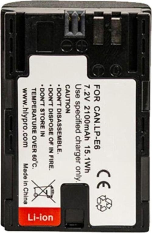 Canon Lp-E6N Lpe6 Lp-E6 Uyumlu Batarya Pil 7,4V 2100 Mah