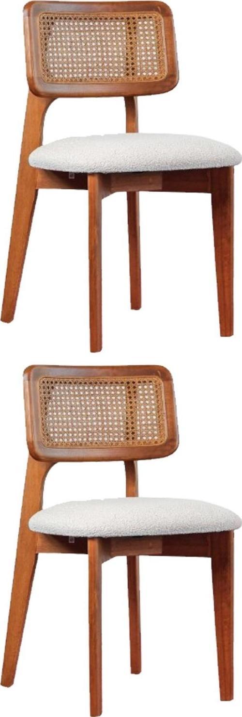 Kuzey Sandalye Ahşap Gürgen 2 Li Set Cafe,Restaurant,Mutfak,Salon,Yemek Odası Sandalyesi  Ceviz