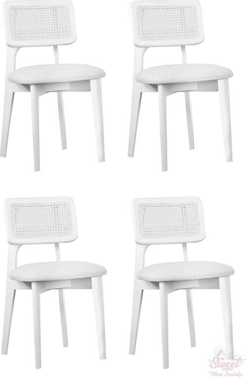 Kuzey Sandalye Ahşap Gürgen 4 Lü Set Cafe,Restaurant,Mutfak,Salon,Yemek Odası Sandalyesi 