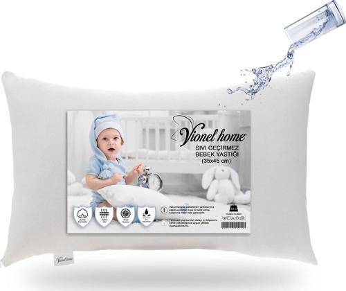 Sıvı Geçirmez Bebek Yastığı, Antialerjik, %100 Pamuklu, Boncuk Silikon, 250Gr