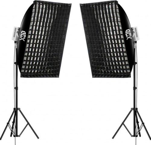 ML230W Bicolor Video ve Fotoğraf 60x90 Gridli Softbox İkili Sürekli Işık Seti