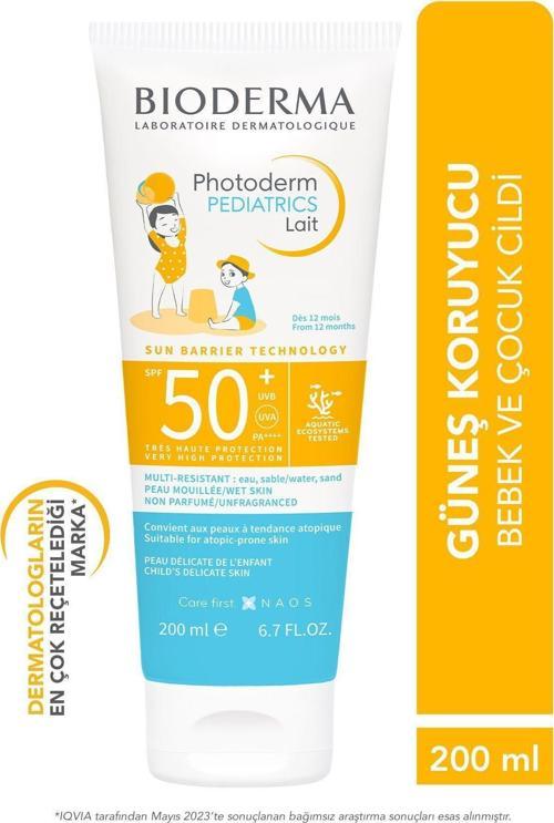 Photoderm Pediatrics Lait Spf 50+ 200 ml Özel Fiyat 1049 tl